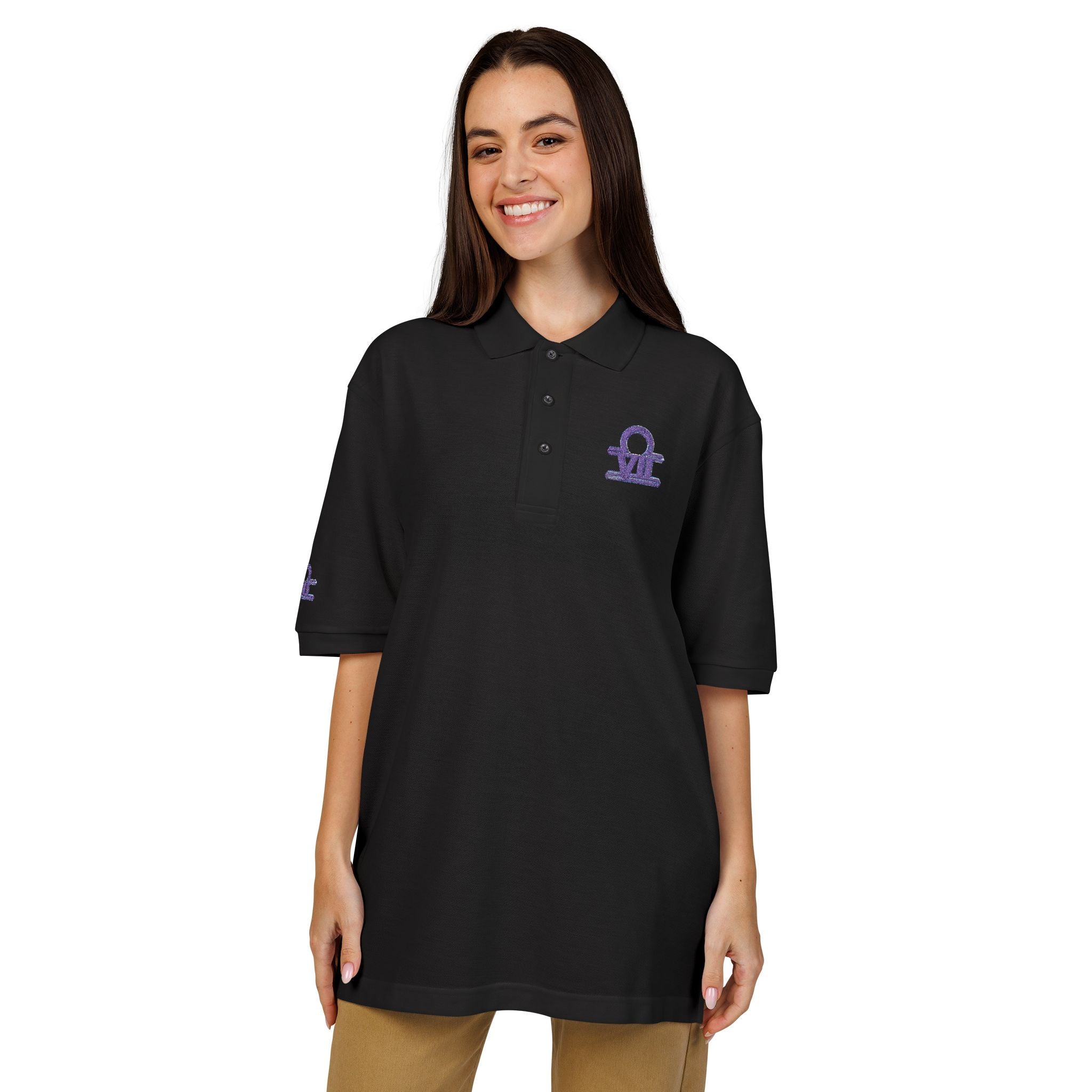Embroidered Cloud SeVIIn™ Logo Polo Shirt